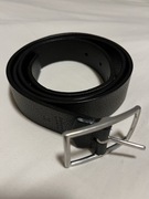 Pasek skórzany włoski Anderson’s dwustronny czarny i ciemny brązowy