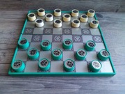 warcaby magnetyczne z tworzywa lata 70 