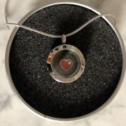 Fly-flo wisiorek mini 1cm Serce Walentynki prezent