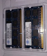 DDR3 SO-DIMM 4GB (2x2GB) 1333MHz PC3-10600S CL9 NANYA 2Rx8