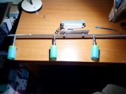 Lampa sufitowa 12 V z zielonymi kloszami