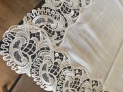 OBRUS - SERWETA BIAŁA Z KORONKĄ 115x150