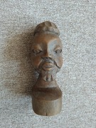 Figurka afrykańska rzeźba drewniana 19.5 cm 