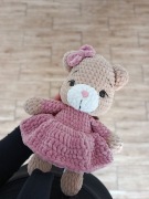 Ręcznie robiony miś, Handmade | prezent dla dziewczynki