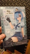 REM Noodle Stopper Police oficer cap with dog wars FuRyu figurka Re:Zero