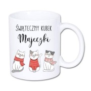 Kubek Mikołajki święta z imieniem personalizacja