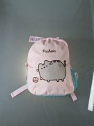 Pusheen Kotek Plecak dla Przedszkolaka Miętowy Dwie Komory Plecaczek