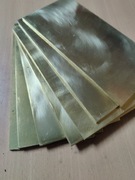 Blacha mosiężna gr.3  10x20cm