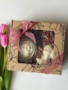 Zestaw prezentowy | świece sojowe i czekolada Karmello