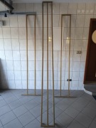 Złoty Stelaż do ścianki dekoracyjnej Brama do dekoracji 250x300