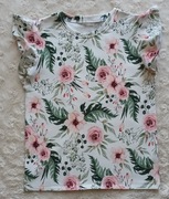 Bluzka z falbanką Handmade 104-110 WYPRZEDAŻ 