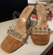 Eleganckie sandałki na obcasie