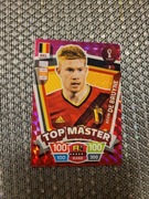 Karta top master FIFA Panini 2022 Qatar De Bruyne