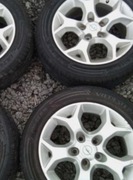 Sprzedam alufelgi 4szt opel, renault 5x110x16 z oponami