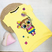 T-shirt bluzka sowa dla dziewczynki nowa 110