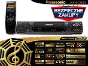 Zaawansowany magnetowid PANASONIC NV-HD685 VCR VHS LP poklatkowe AudioDUB