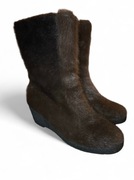 Luna Damskie Kozaki Śniegowce z Futra rozmiar 41,5 