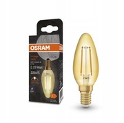 Żarówka LED B35 E14 2,5W = 22W 2400K Ciepła Biała FILAMENT VINTAGE OSRAM
