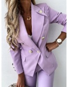 EDAN MARYNARKA LILA BALMA GUZIKI