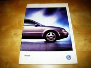 Prospekt Volkswagen Passat B5 1998 j.polski! brzydka okładka