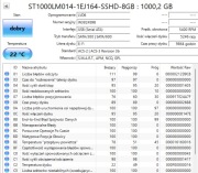 Dysk SSHD 2,5" Seagate 1TB 1000GB 100% sprawny