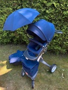 Wózek Stokke Xplory pełen zestaw gondola + spacerówka 3400pln! bdb. stan