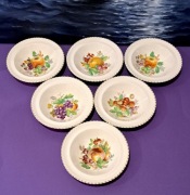 Miseczka / salaterka  6 sztuk - Owoce - Johnson Bros - ANTYK !