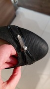 Baletki czarne rozmiar 35 skórzana wkładka ,świąta ,eleganckie