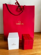 Oryginalny, nowy futerał marki Omega plus elegancka torba 