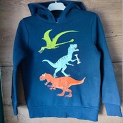 Bluza chłopięca wkładana z kapturem 