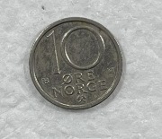 Moneta 10 ORE NORGE NORWEGIA 1971