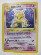 Pokemon Alakazam base set 1/102 rok 1995 - 1998