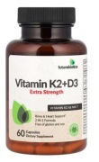 Witamina K2 + D3, zwiększona siła działania, 60 kapsułek
