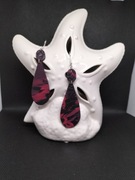 Kolczyki łza z gliny polimerowej 