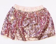 H&M błyszcząca spódniczka rozm. 110 (albo mini rozm. 134)