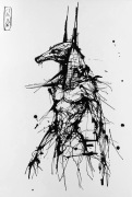 Shen Ji - Anubis, A4, tusz na papierze 240gsm, 2026