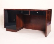 BIURKO ART DECO, Polska, LATA 30STE, ORZECHOWE, PO RENOWACJI