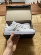 Buty Do Chodzenia Trampki Tenisówki Adidas Grand Court Base 2.0 Białe White