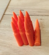 Naboje teningiwe, makiety, atrapy, łuska, pocisk. Rożne kalibry, druk 3D