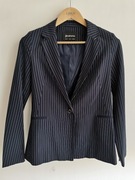 Marynarka granatowa w paski Stradivarius S