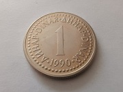 Jugosławia 1 dinar  1990 