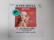 BLONDIE - Sunday Girl / i Know But I Don't Know / Debbie Harry winyl