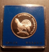 100zł 1980r Głuszec srebro L