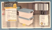 2 x Box skrzynia pojemnik z pokrywą Home Creation 395 x 205 x 270 mm LxHxD