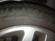 Orginalne felgi Land Rover + Opony RIKEN 215/60 R17 100V all Season