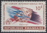RWANDA - TELSTAR - 1965 - CZYSTY **
