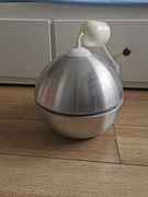 Lampa wisząca srebrna 