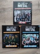 Planet Metal tomy 1-3 HACHETTE Metallica, AC/DC, Iron Maiden