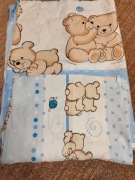 Pościel dziecięca 120x60 misie niebieskie 