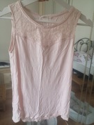 Różowa bluzka na ramiączkach marki H&M rozmiar XS 